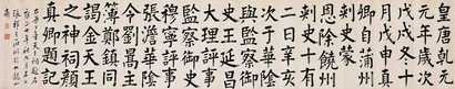 王澍 雍正七年（1729年）作 楷书 手卷